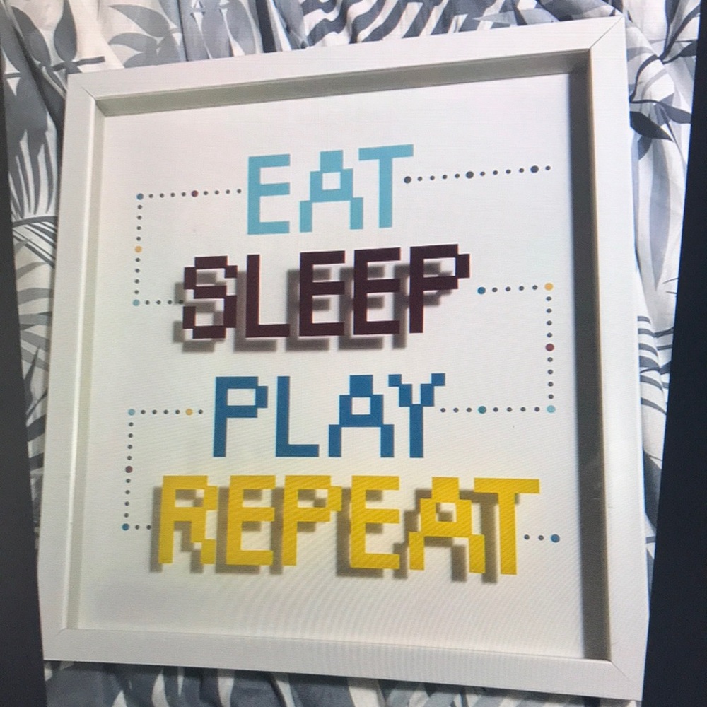 Colorful Pixel Art Wall Decor